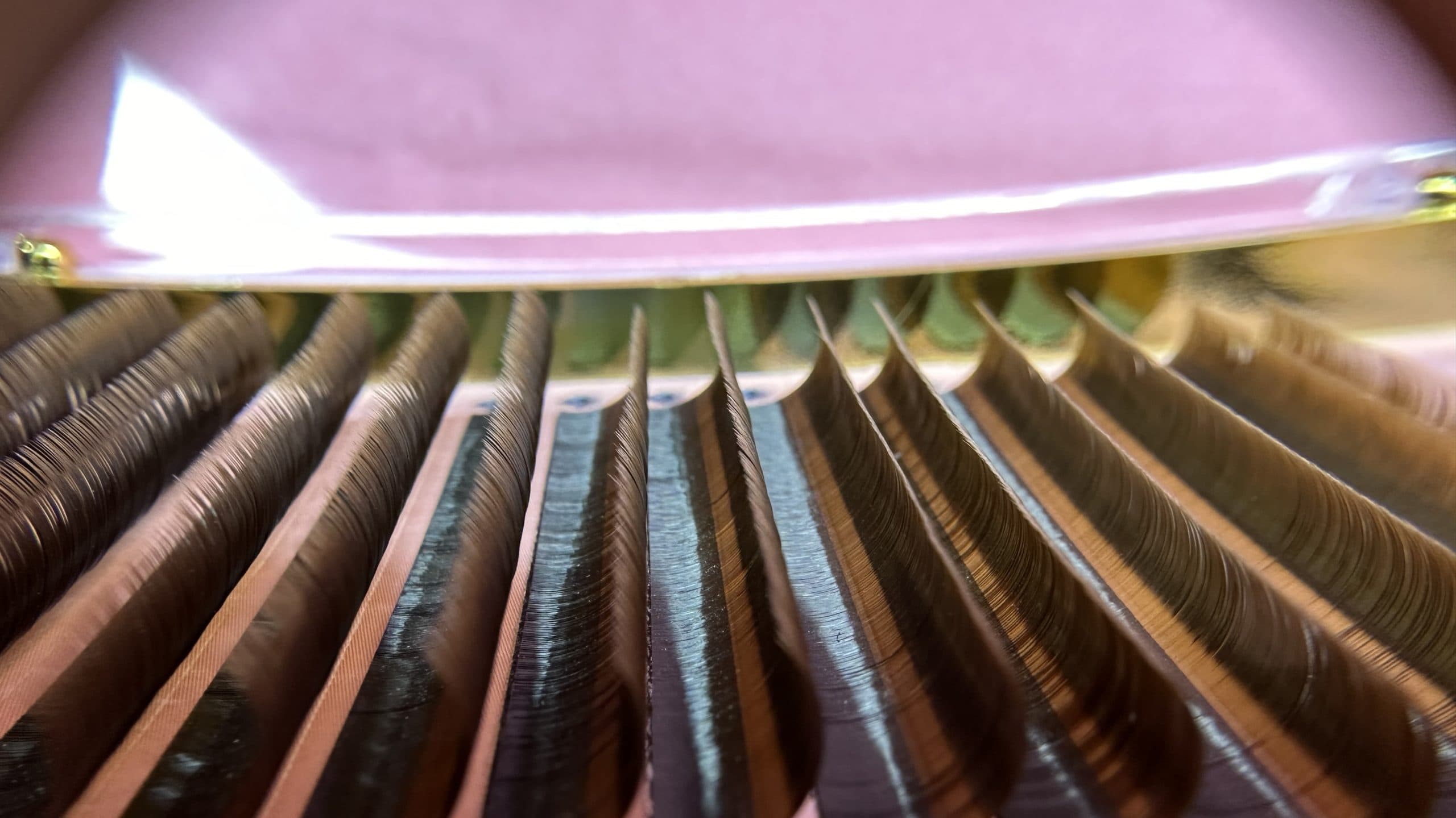 Extensii gene MIX (7mm-12mm) 0.07/CC Brown